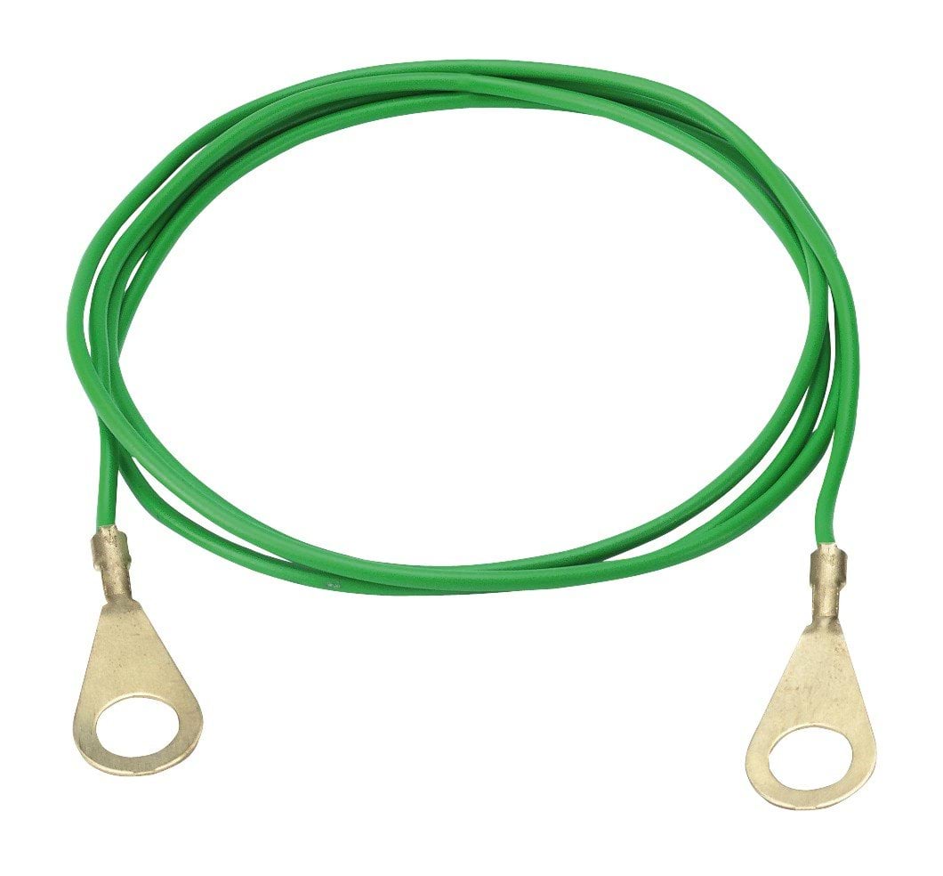 Przewód przyłączeniowy elektryzator-uziemienie, 100 cm, Kerbl - Cavalo